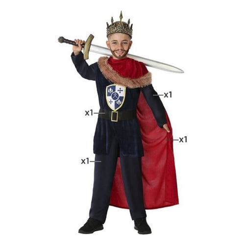 Kostume til børn Middelalder konge - picture