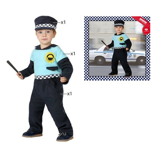 Kostume til babyer FBI politi_0