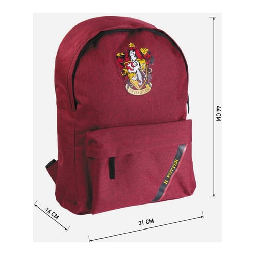 Skoletaske Harry Potter Mørkerød (31 x 44 x 16 cm)_8