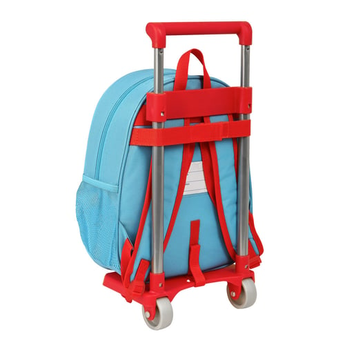 3D Skoletaske med Hjul Disney Dumbo Rød Lyseblå (28 x 10 x 67 cm)_3
