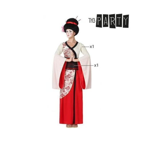 Kostume til voksne Shine Inline Størrelse XL Geisha_5