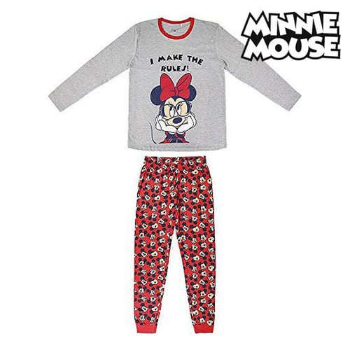Nattøj Minnie Mouse Dame Grå_0