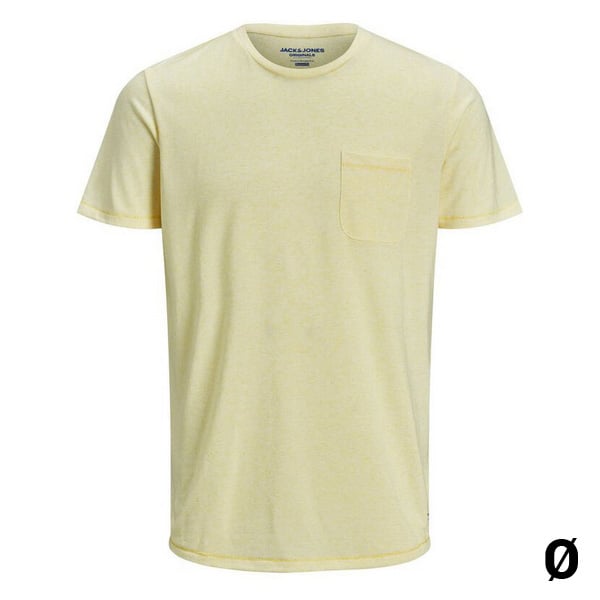 Men’s Short Sleeve T-Shirt Jack & Jones 12171674 FLA Yellow_0