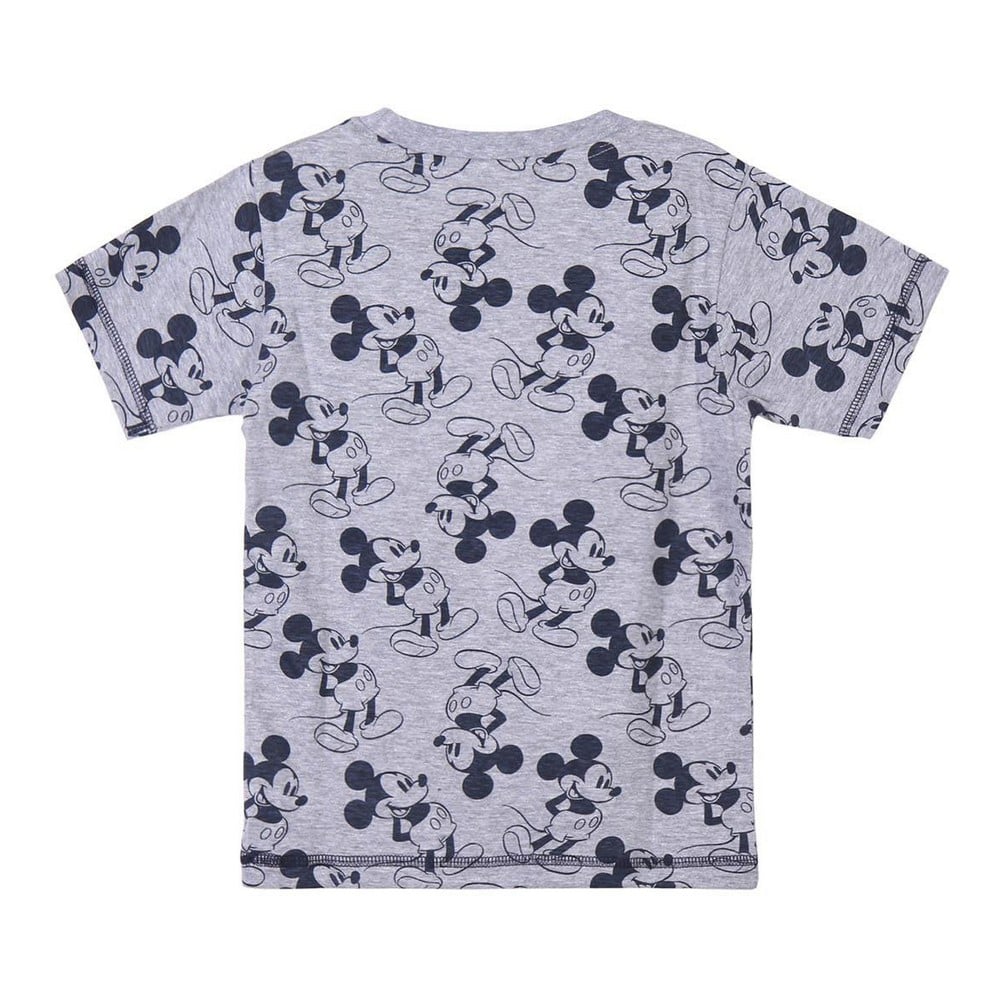 Child's Short Sleeve T-Shirt Mickey Mouse Grey_1