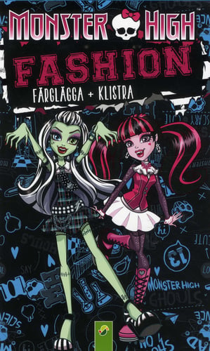 Monster High fashion - färglägg + klistra_0