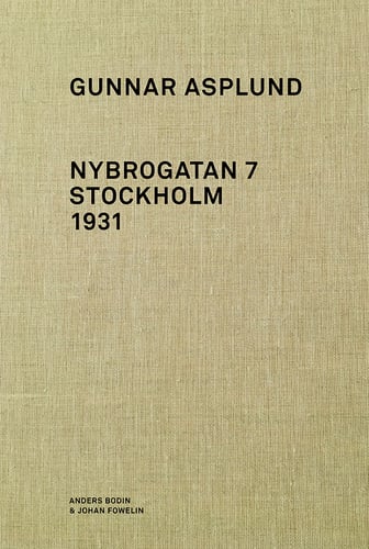 Gunnar Asplund Nybrogatan 7 Stockholm 1931_0