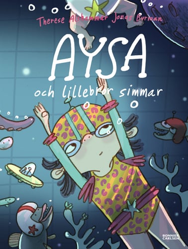 Aysa och lillebror simmar_0