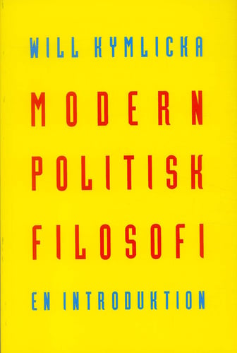 Modern politisk filosofi : En introduktion - picture