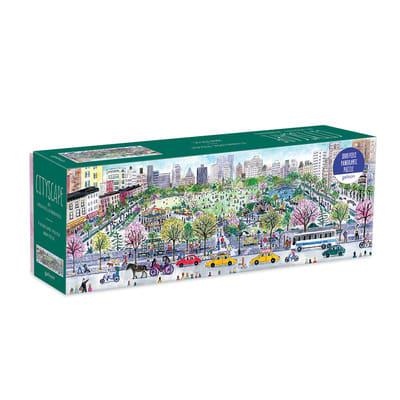 Michael Storrings Cityscape 1000 Piece Panoramic Puzzle - picture