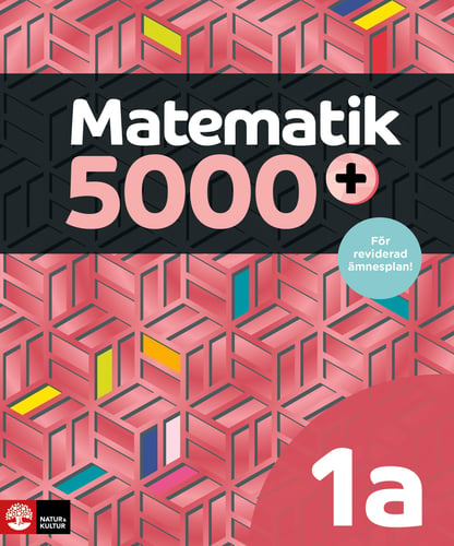 Matematik 5000+ Kurs 1a Röd Lärobok Upplaga 2021 - picture