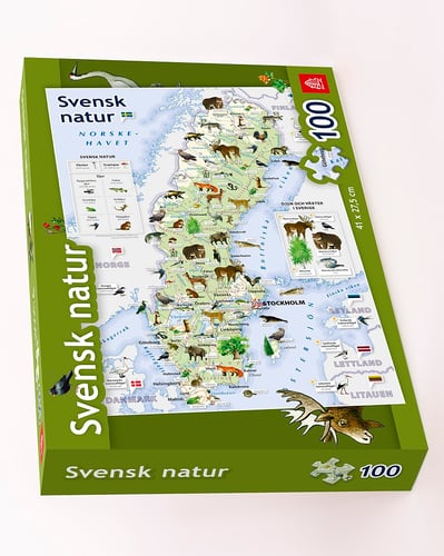 Svensk natur pussel 100 bitar - picture
