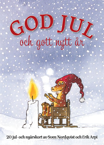 God Jul och Gott Nytt År - Vykortsbok - picture
