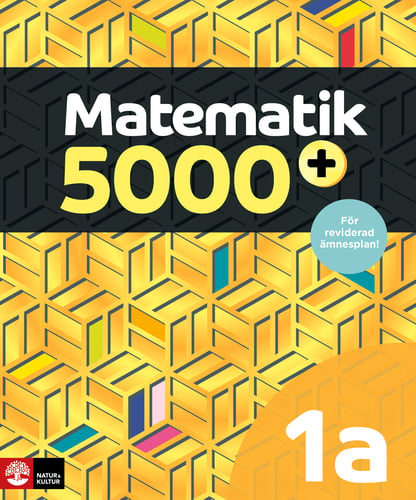 Matematik 5000+ Kurs 1a Gul Lärobok Upplaga 2021 - picture