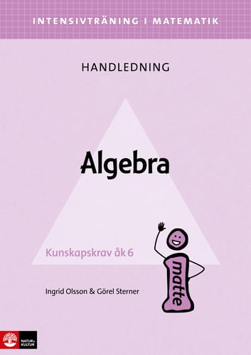 Intensivträning ma åk 4-6 Algebra Lhl - picture