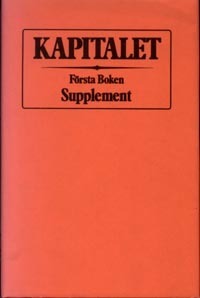 Kapitalet : Första boken. Supplement - picture