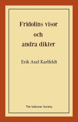 Fridolins visor och andra dikter_0