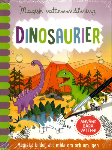 Magisk vattenmålning. Dinosaurier - picture