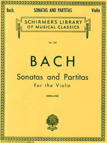 Bach; Sonatas and Partitas for Violin_0