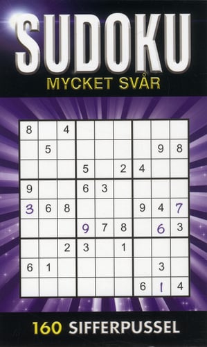 Sudoku Mycket svår Lila - picture