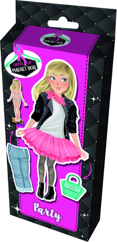 Magnetic doll - dress up, party - picture