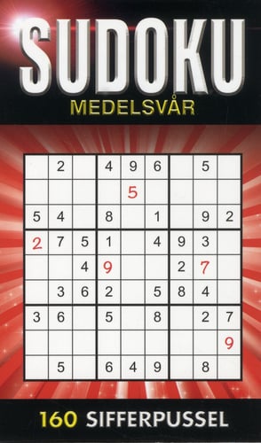 Sudoku Medelsvår Röd_0