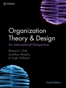 Organization theory & design - an international perspective - picture