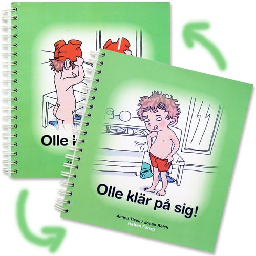 Olle klär på sig! : en bok om rätt plagg på rätt plats? 1 & 2 - picture