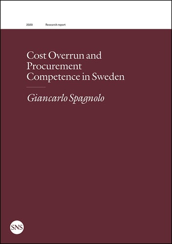 Cost overrun and procurement competence in Sweden_0