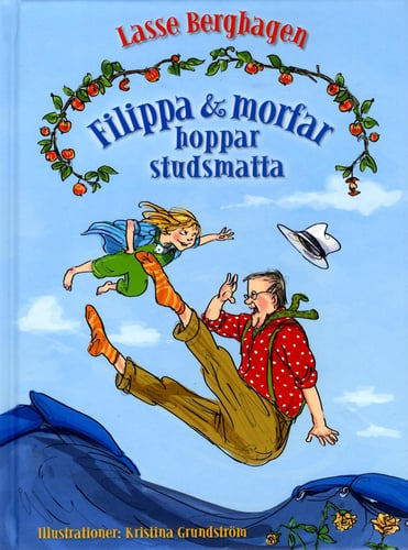 Filippa & morfar hoppar studsmatta - picture