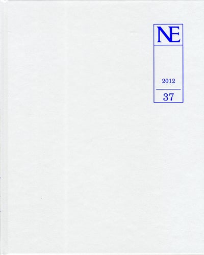 NE Årsbok 37 2012 i grå konstläderinbindning_0