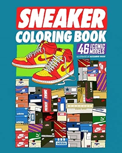 Sneaker coloring book 1 stk - picture