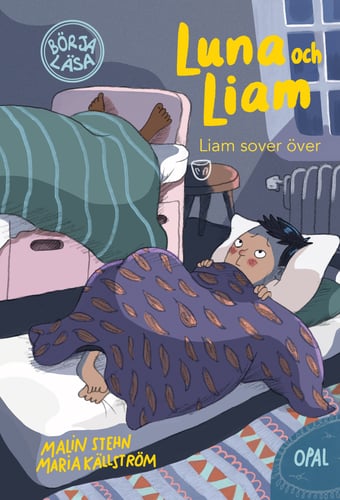 Liam sover över - picture