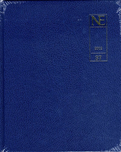 Ne Årsbok 37 2012 i blå konstläderinbindning_0