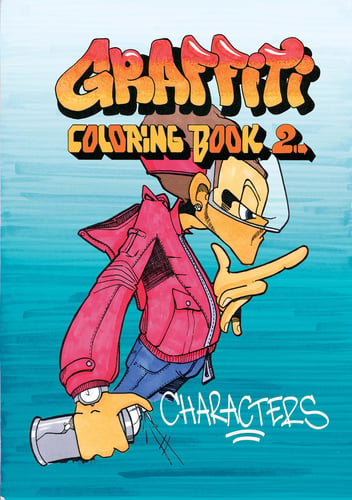 Graffiti Coloring Book 2. Characters_0