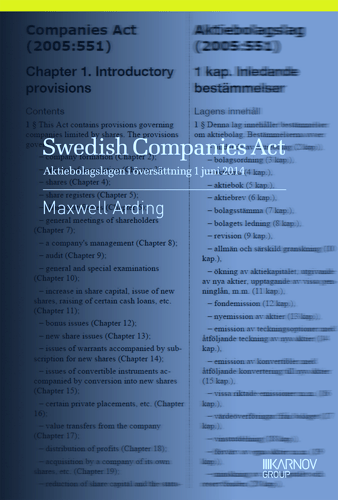 Swedish Companies Act - Aktiebolagslagen i översättning - picture