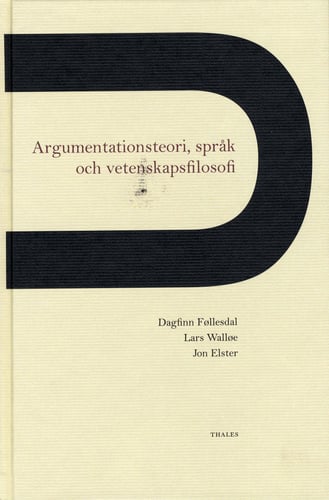 Argumentationsteori, språk och vetenskapsfilosofi - picture