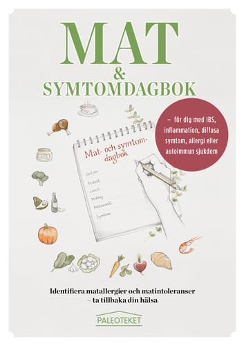 Mat och symtomdagbok : för dig med IBS, inflammation, diffusa symtom, allergi eller autoimmun sjukdom_0