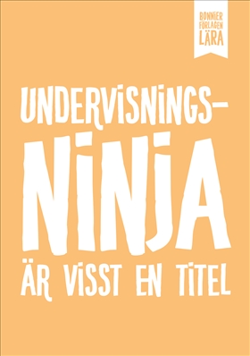 Anteckningsbok: Undervisningsninja är visst en titel (randig)_0