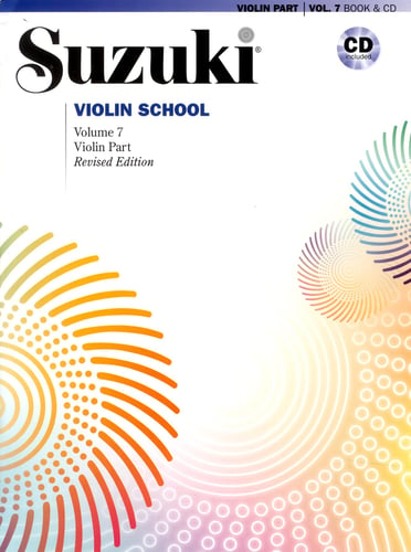 Suzuki violin school book/cd kombo vol 7_0