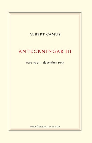 Anteckningar 3 : mars 1951–december 1959_0