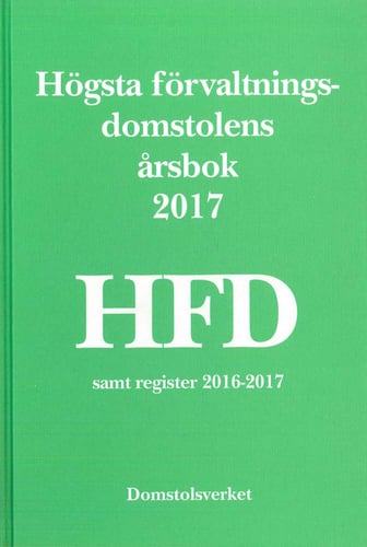 Högsta förvaltningsdomstolens årsbok 2017 (HFD)_0