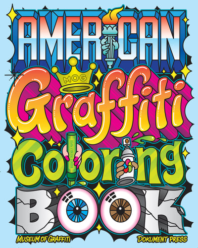 American Graffiti Coloring Book - picture