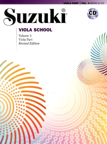 Suzuki Viola school 4 book/cd kombo_0