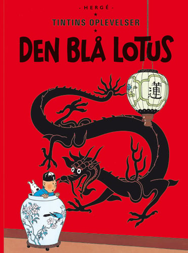 Tintin: Den Blå Lotus - softcover - picture