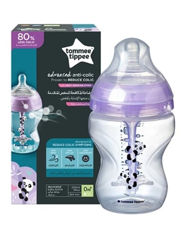 Tommee Tippee Anti Colic Sutteflaske +0 mdr 260 ml  - picture