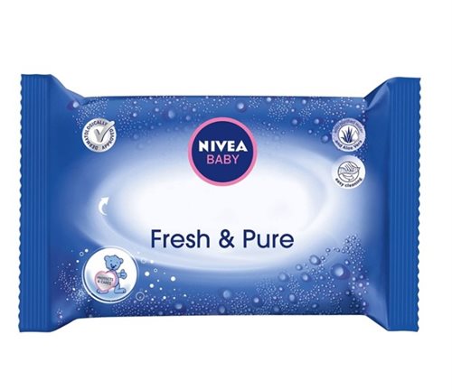 Nivea Fresh & Pure Baby Wipes 63 stk _0