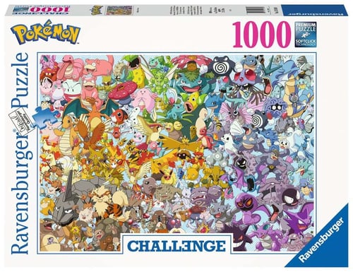 Challenge Pokémon 1000 bitars pussel - picture
