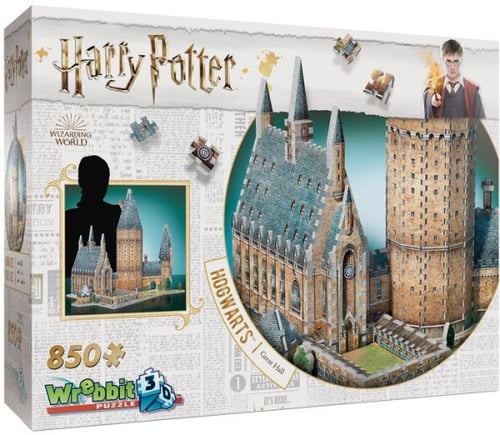 Pussel Harry Potter 3D Hogwarts Great Hall 850 bitar_0