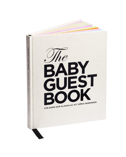 The baby guest book : för barn som klarar av att höra sanningen - picture