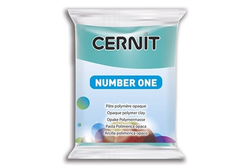 Cernit 280 Number One 56g turkis blå_0